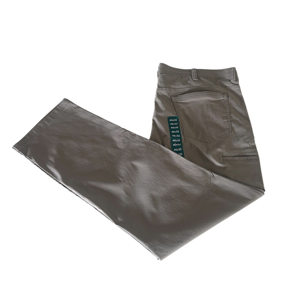 Weatherproof Mens Khaki Stretch 5 Pocket Utility Pants Sz 40x32 Lightweight New